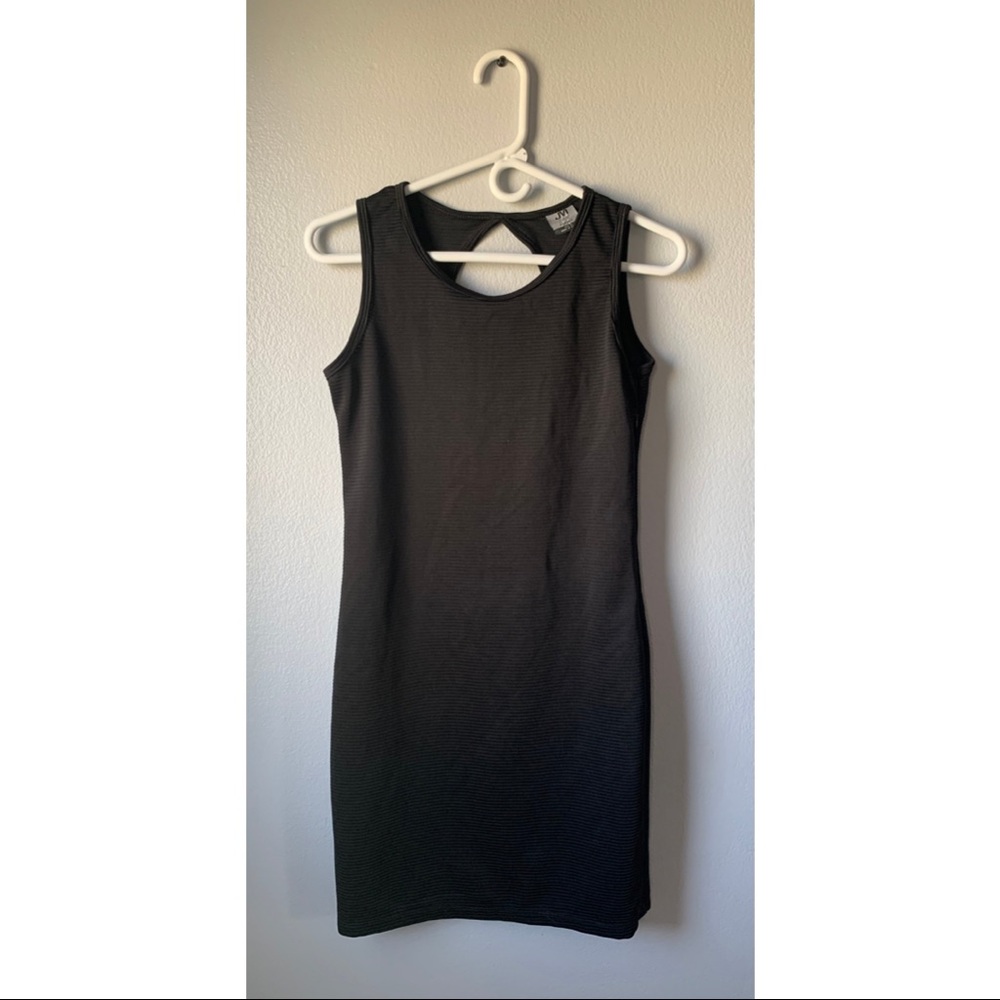 Jonathan Martin Collection “For Her” Ribbed Bodycon Dress with Eyelet Back